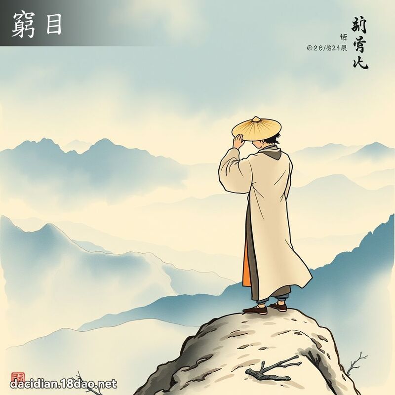 穷目 - 国语大辞典配图