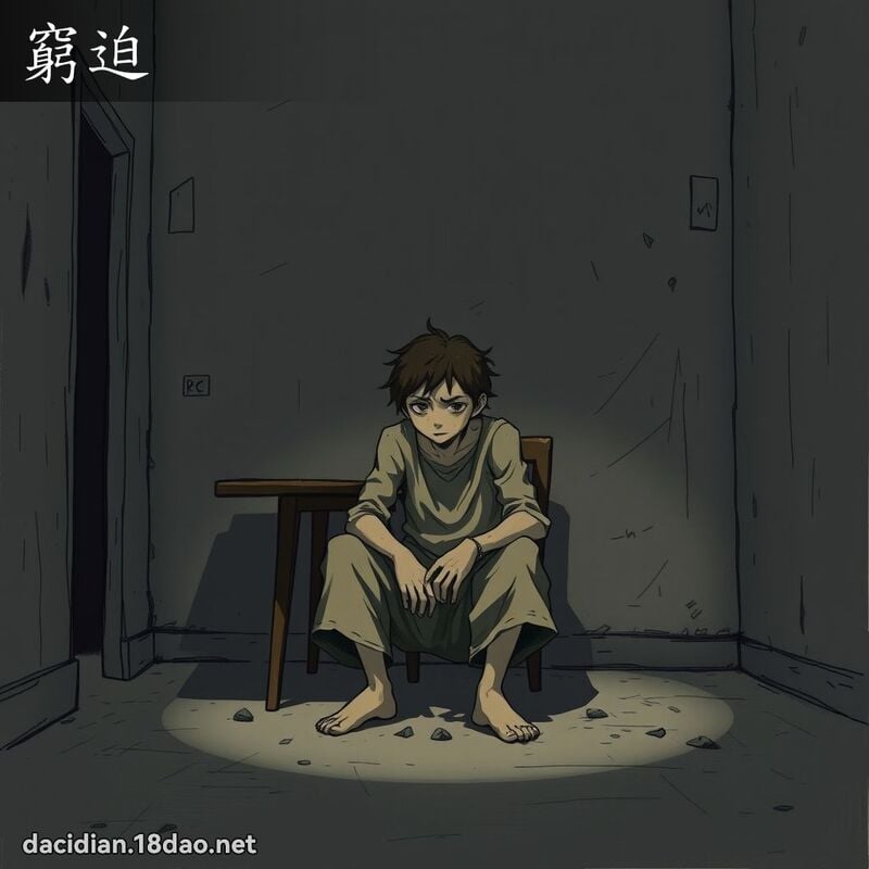 窮迫 - 國語大辭典配圖