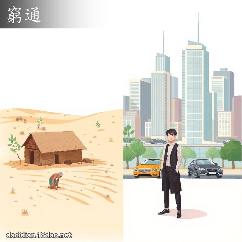 穷通 - 国语大辞典配图