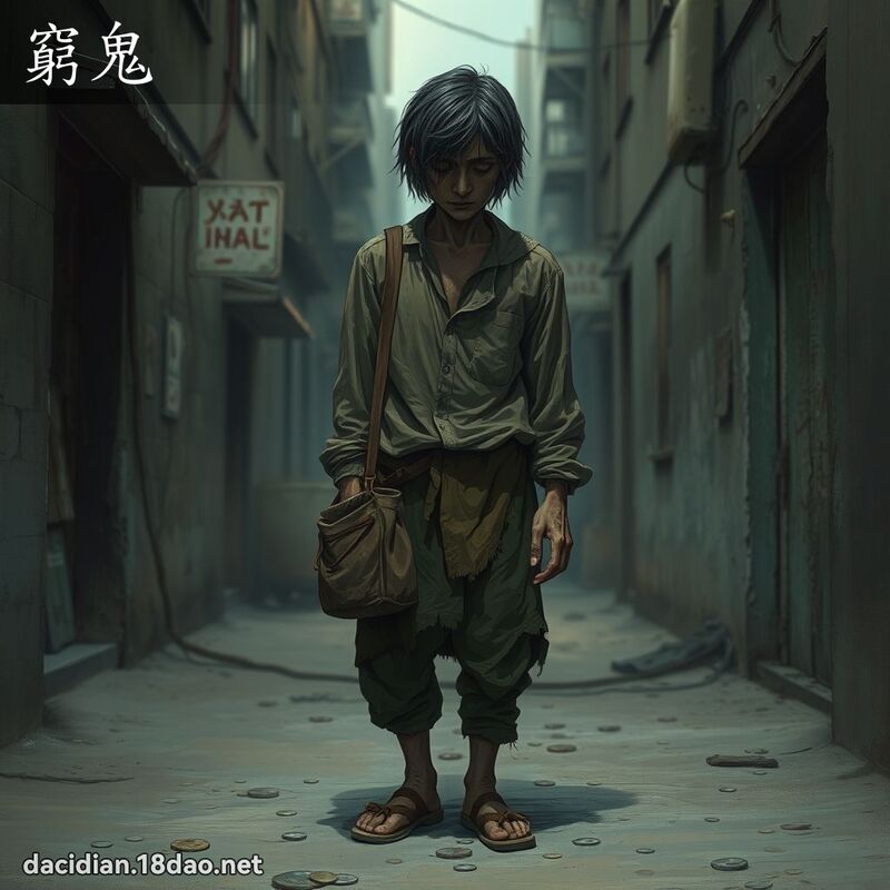穷鬼 - 国语大辞典配图