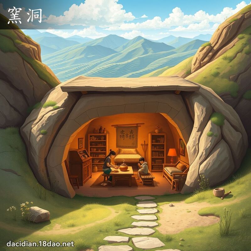 窑洞 - 国语大辞典配图