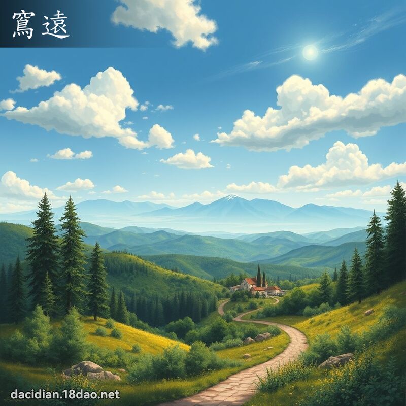 窵遠 - 國語大辭典配圖
