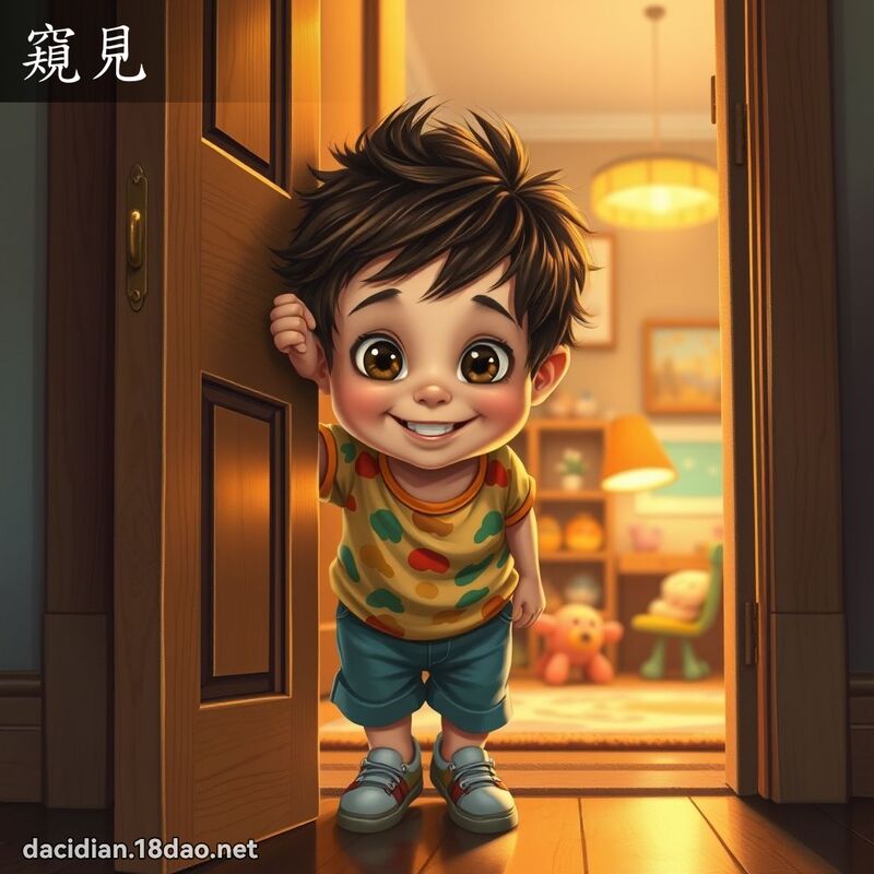 窺見 - 國語大辭典配圖
