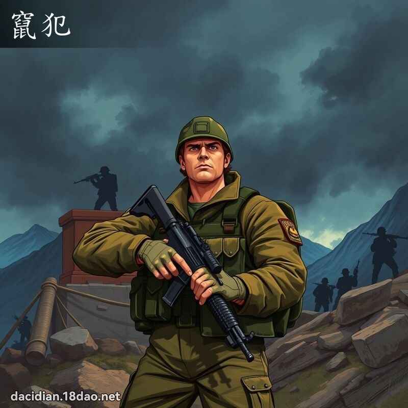 窜犯 - 国语大辞典配图