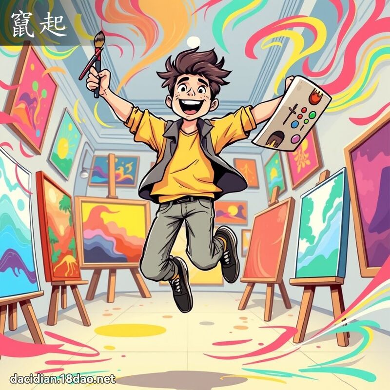 竄起 - 國語大辭典配圖