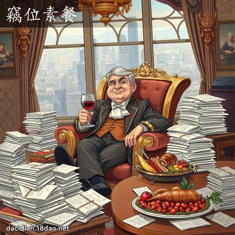 竊位素餐 - 國語大辭典配圖
