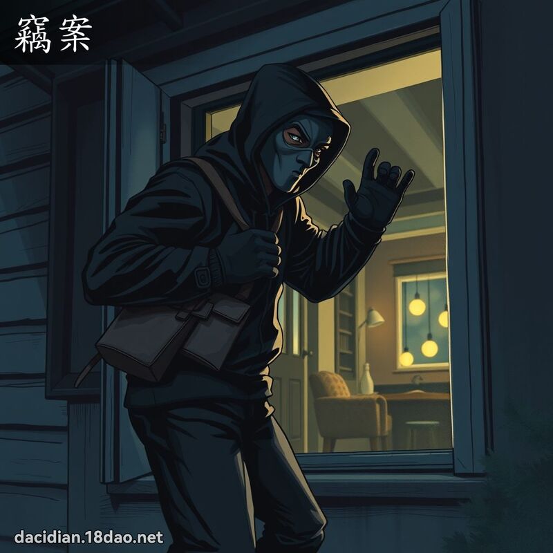 竊案 - 國語大辭典配圖