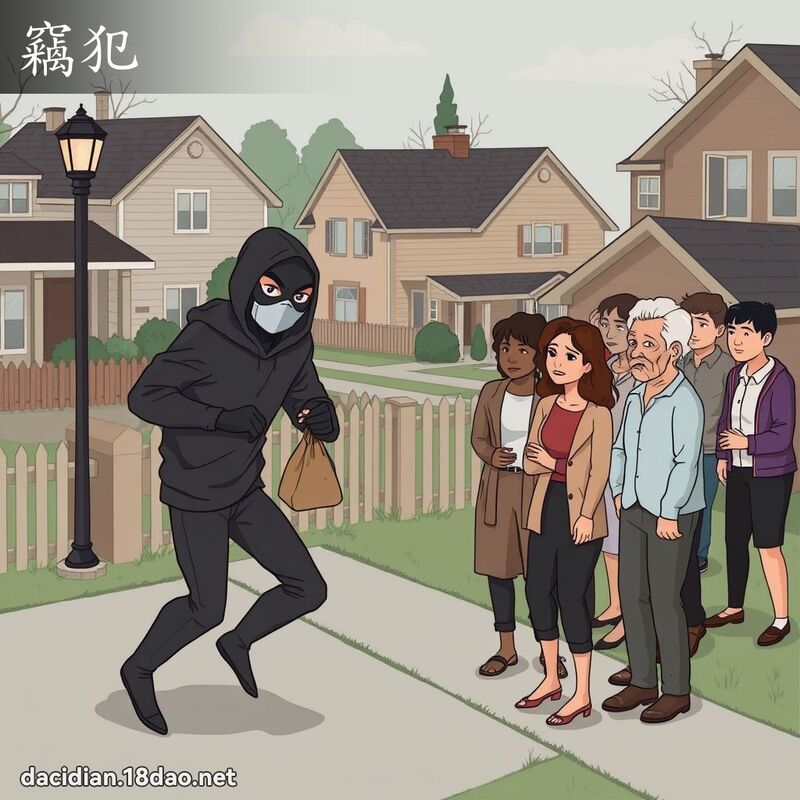 窃犯 - 国语大辞典配图