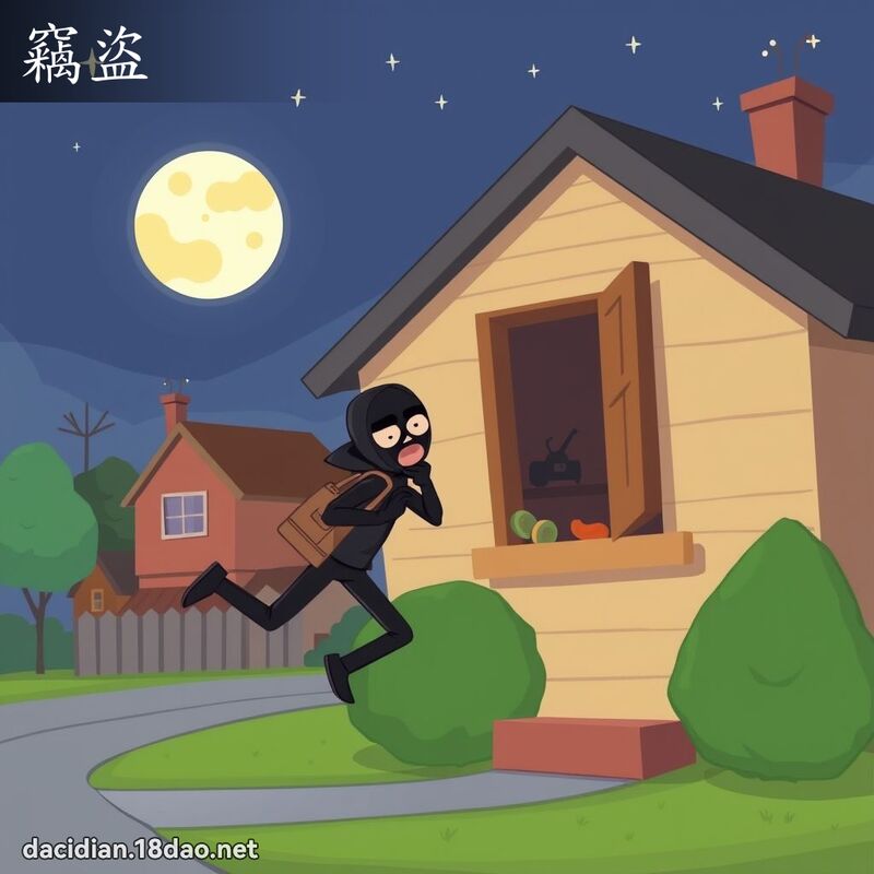 竊盜 - 國語大辭典配圖
