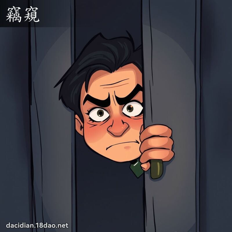 竊窺 - 國語大辭典配圖