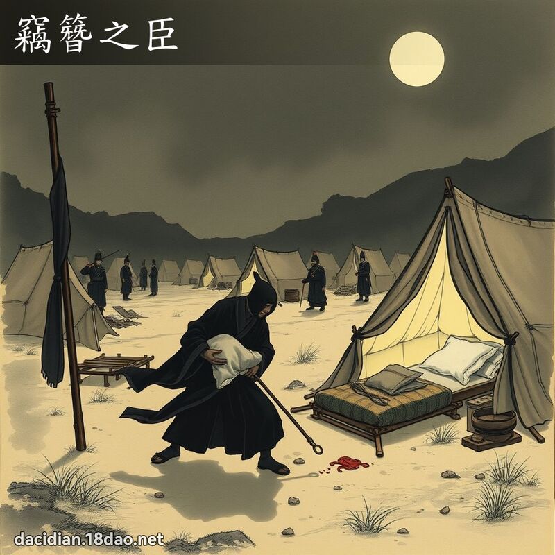 窃簪之臣 - 国语大辞典配图