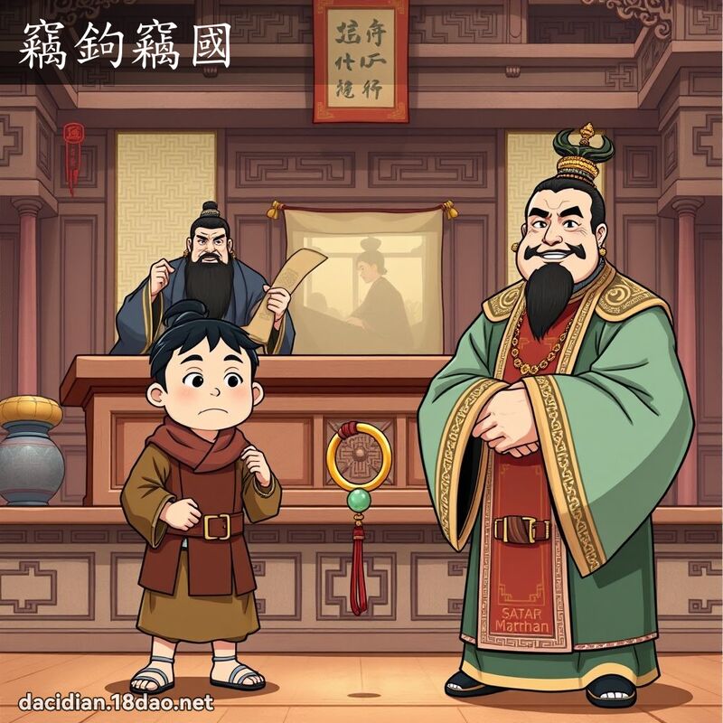 窃鉤窃国 - 国语大辞典配图