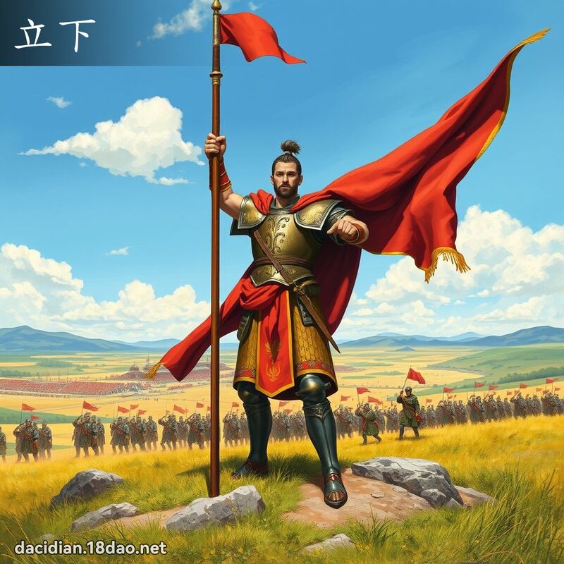 立下 - 国语大辞典配图
