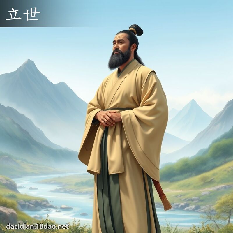 立世 - 國語大辭典配圖