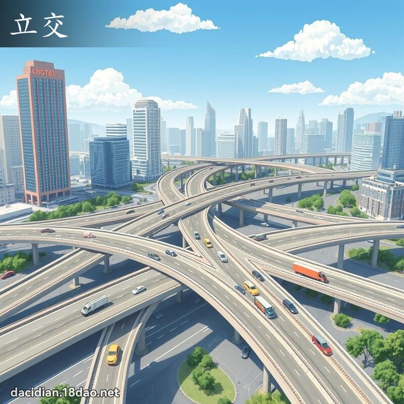立交 - 国语大辞典配图