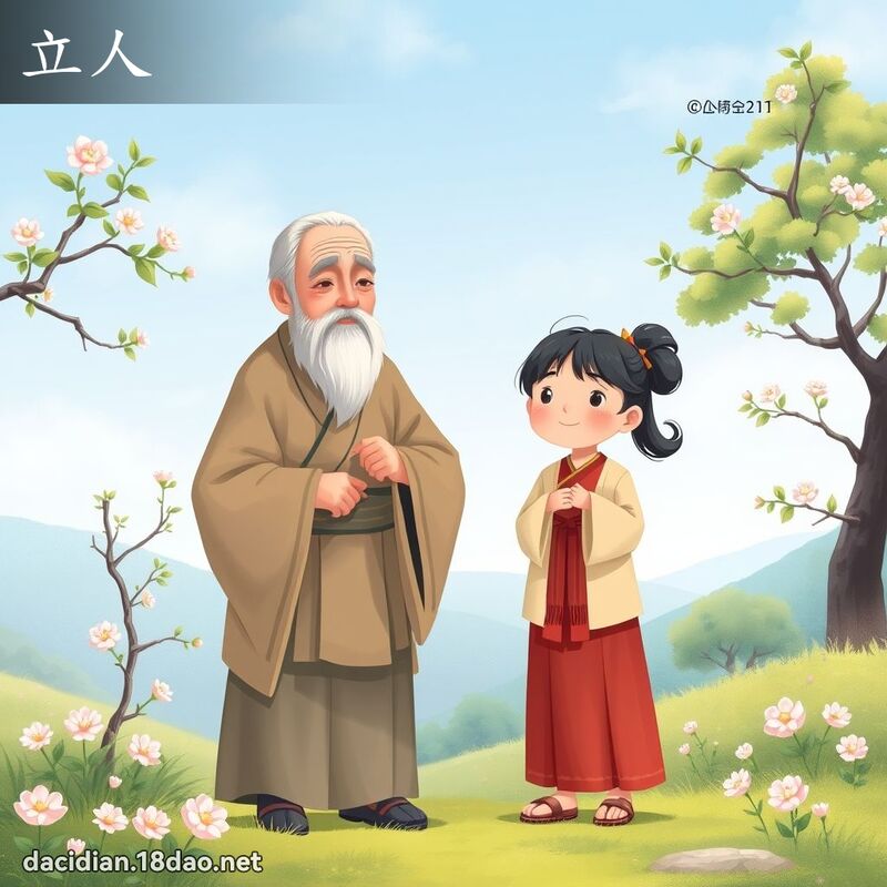 立人 - 國語大辭典配圖