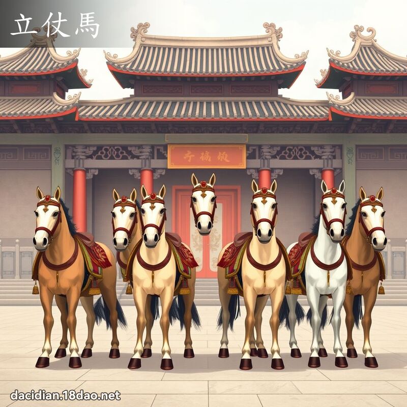 立仗馬 - 國語大辭典配圖