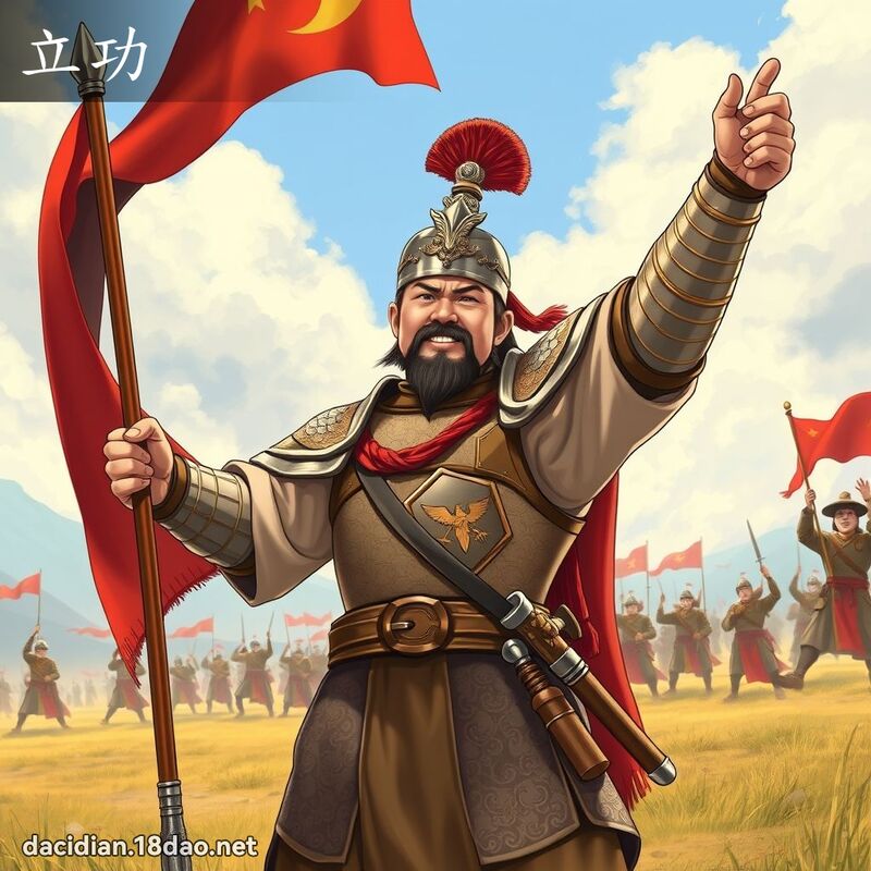 立功 - 国语大辞典配图