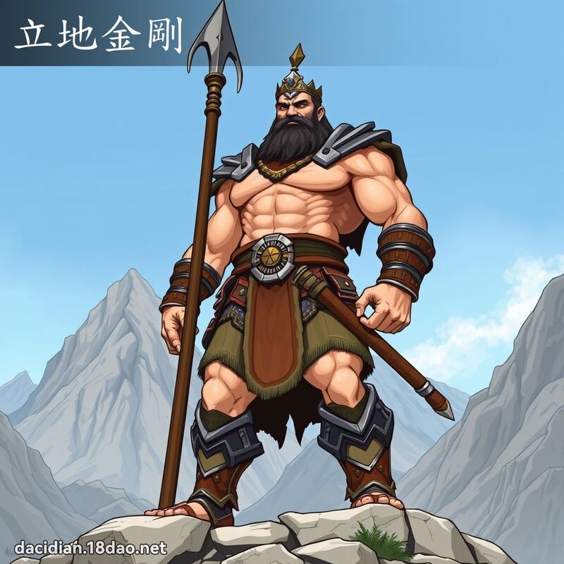 立地金剛 - 國語大辭典配圖