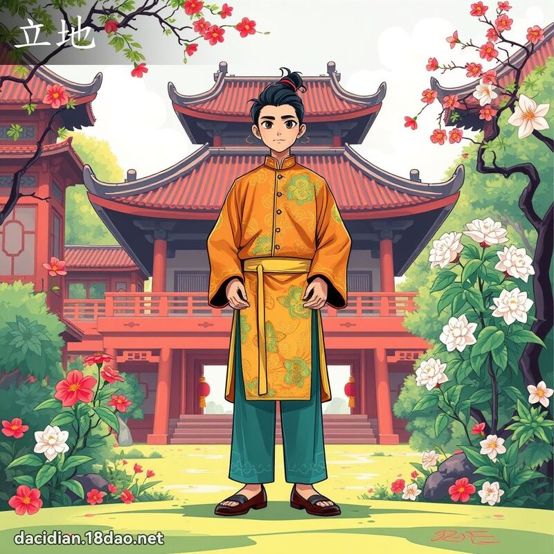 立地 - 国语大辞典配图