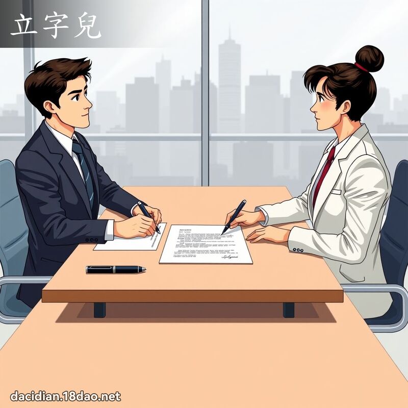 立字兒 - 國語大辭典配圖