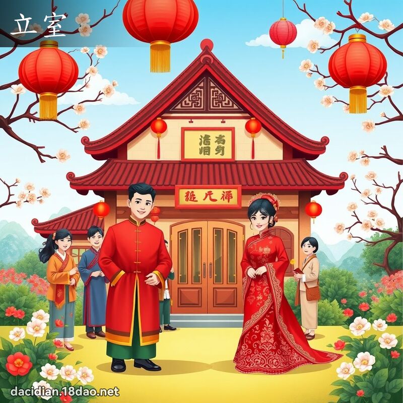 立室 - 国语大辞典配图