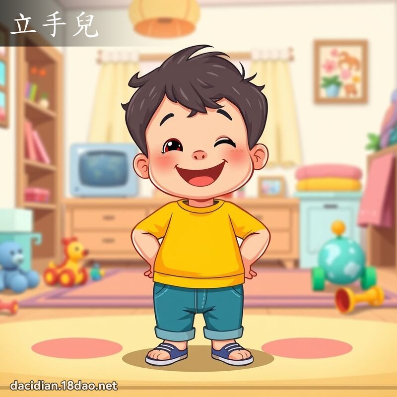 立手儿 - 国语大辞典配图