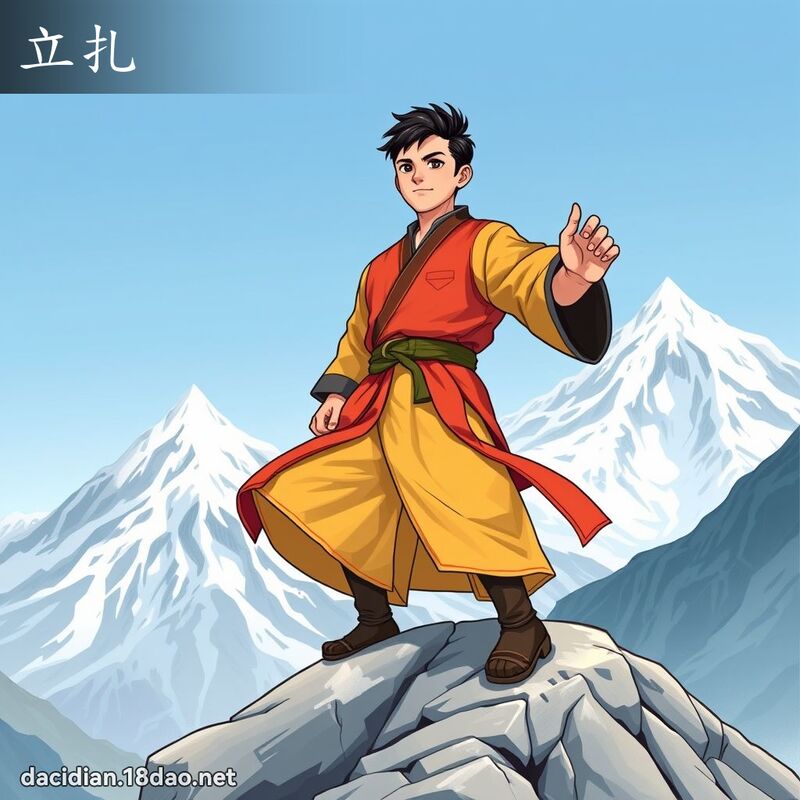 立扎 - 國語大辭典配圖