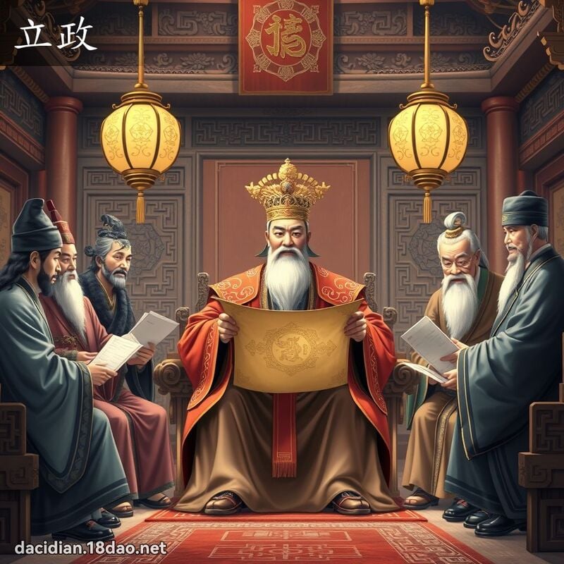 立政 - 國語大辭典配圖