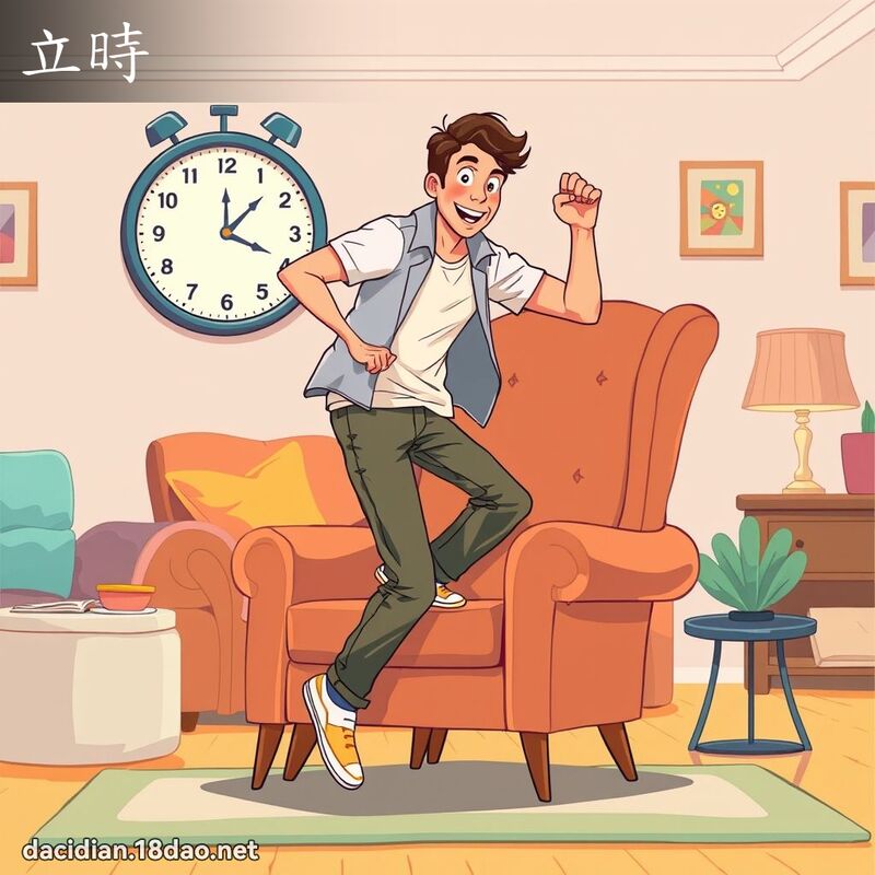 立时 - 国语大辞典配图