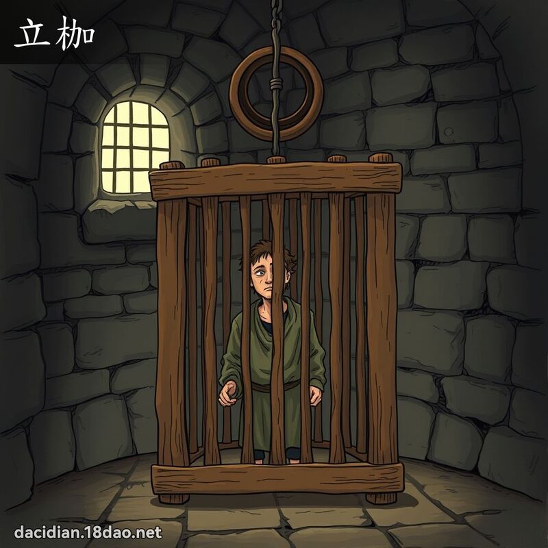 立枷 - 國語大辭典配圖