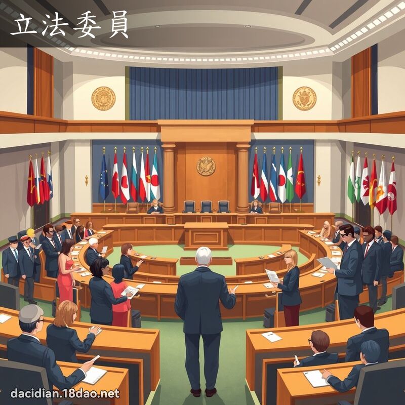 立法委員 - 國語大辭典配圖