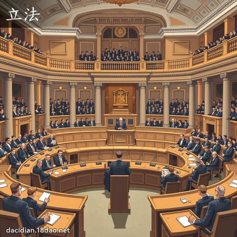 立法 - 國語大辭典配圖