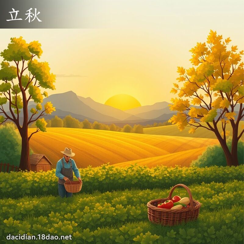 立秋 - 国语大辞典配图