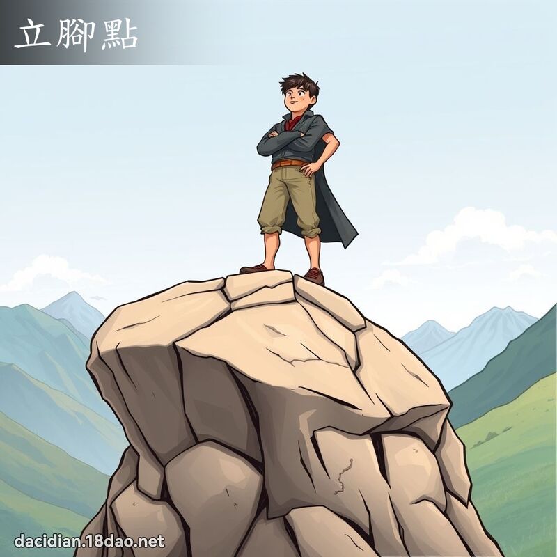 立脚点 - 国语大辞典配图
