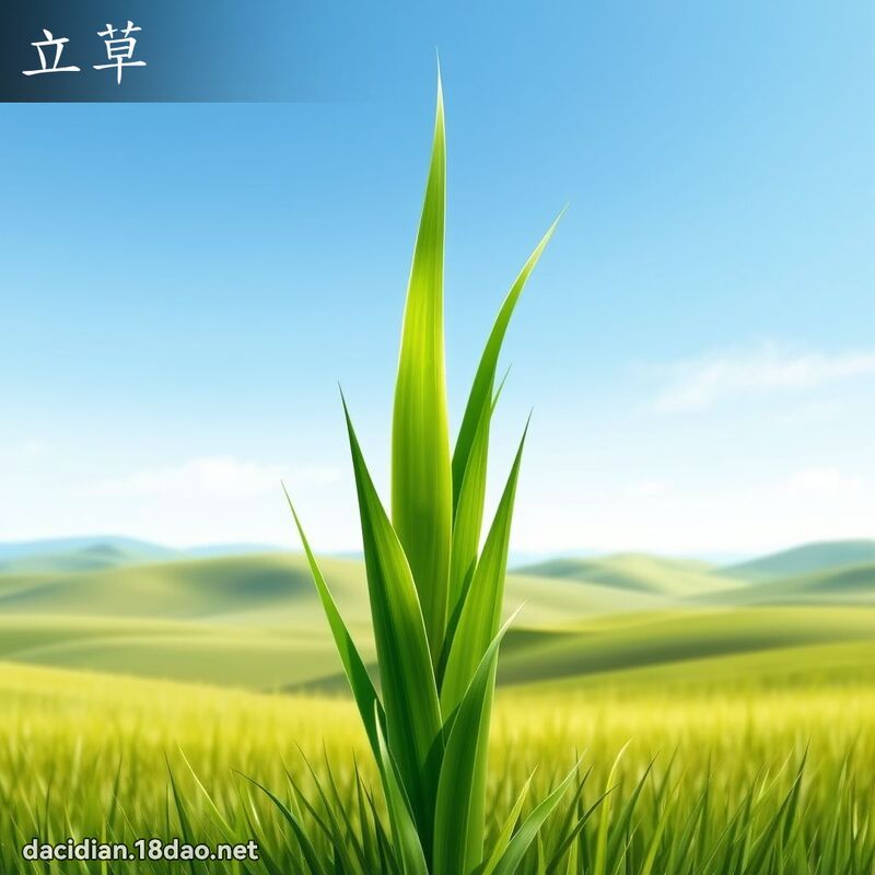 立草 - 国语大辞典配图
