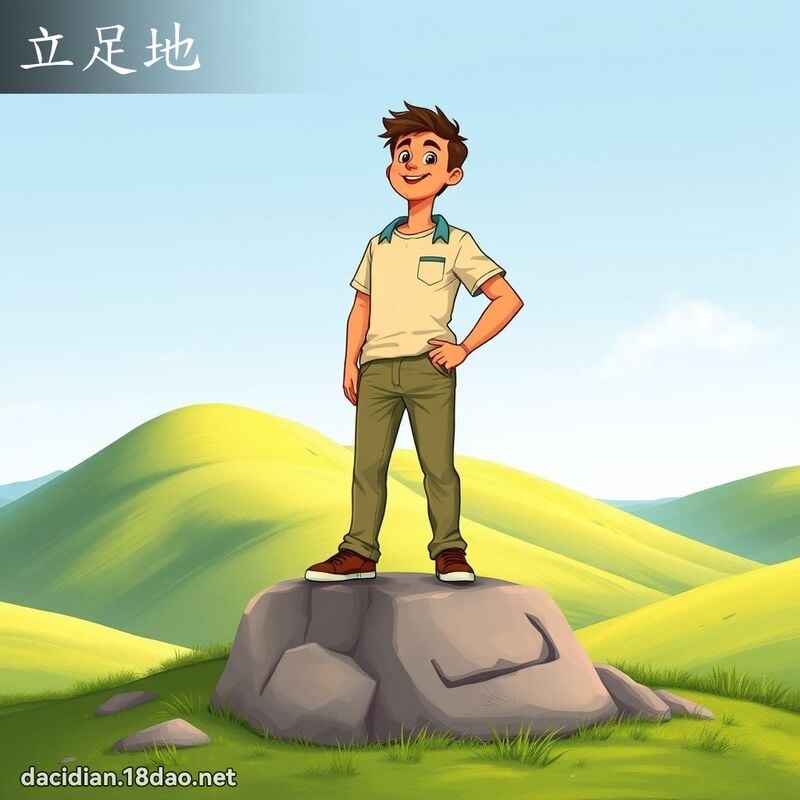 立足地 - 国语大辞典配图