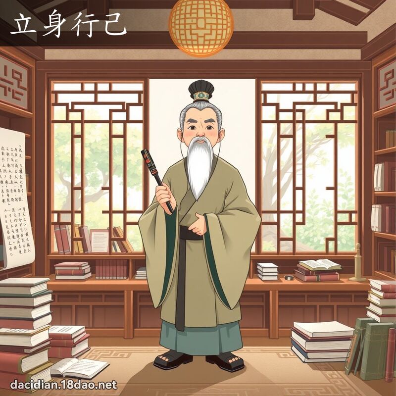 立身行己 - 国语大辞典配图