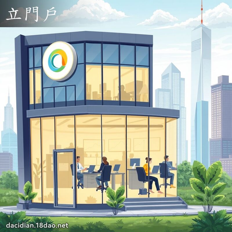 立門戶 - 國語大辭典配圖