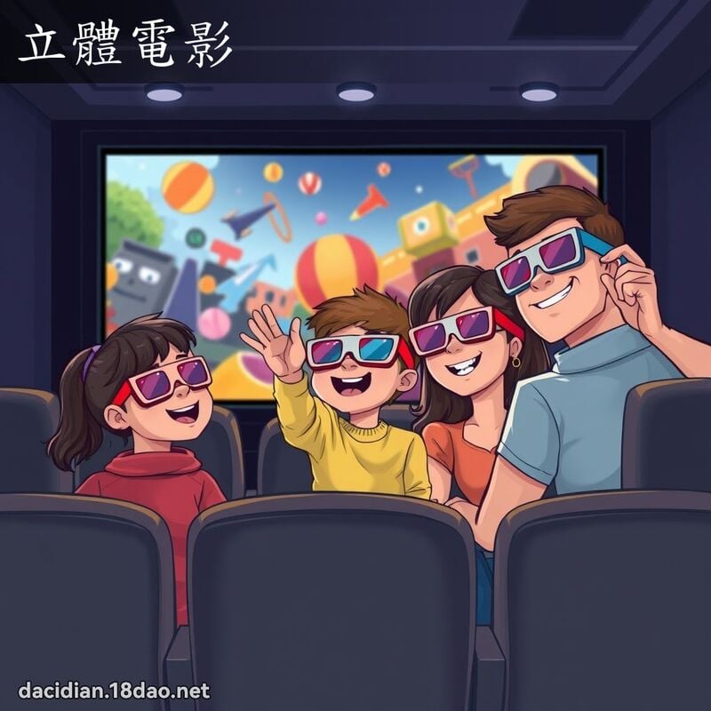 立体电影 - 国语大辞典配图