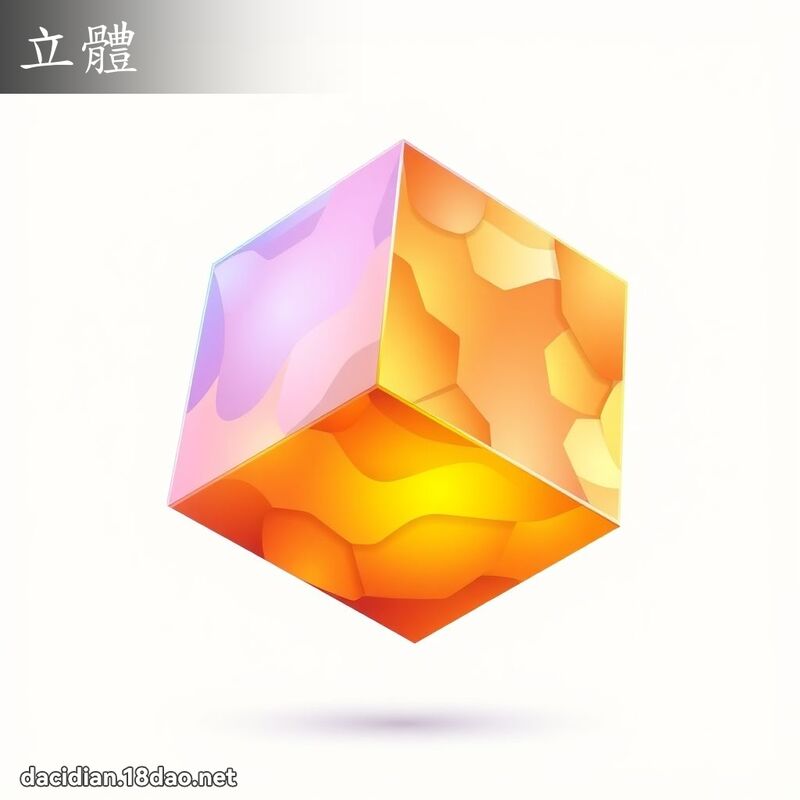 立體 - 國語大辭典配圖