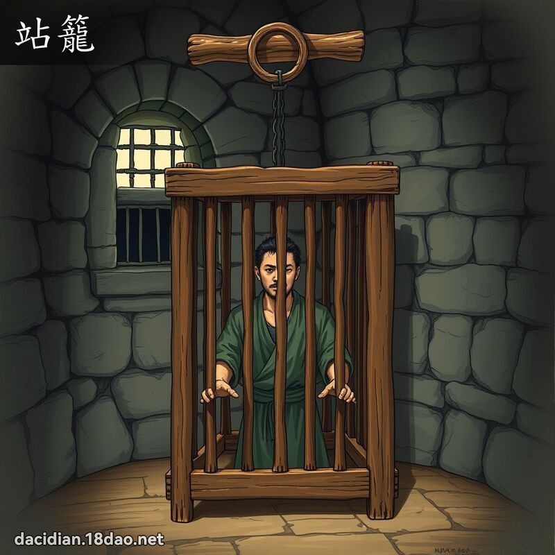 站笼 - 国语大辞典配图
