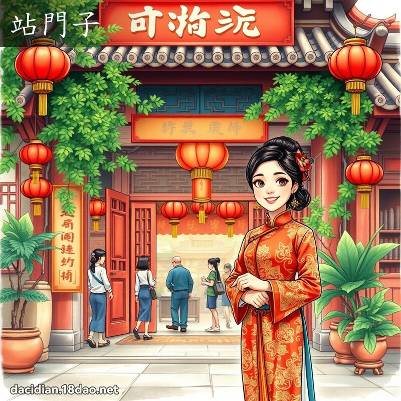 站門子 - 國語大辭典配圖