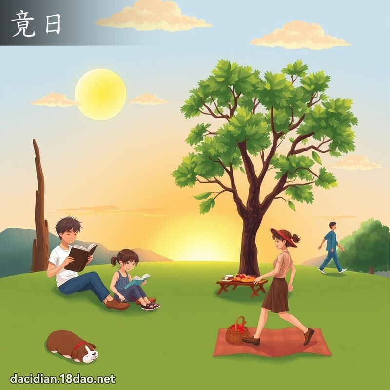 竟日 - 国语大辞典配图
