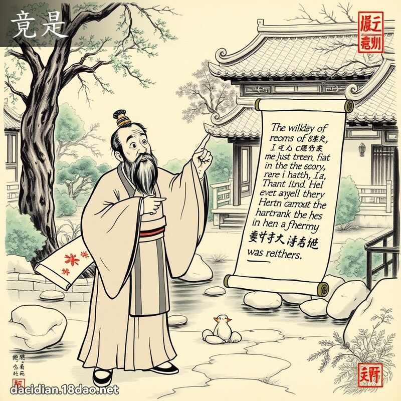 竟是 - 国语大辞典配图
