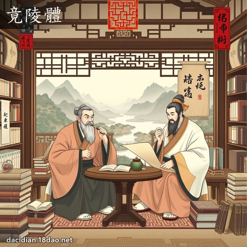 竟陵体 - 国语大辞典配图