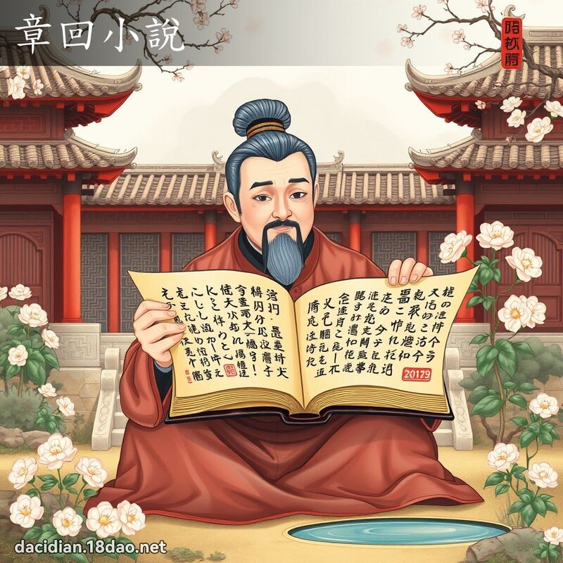 章回小說 - 國語大辭典配圖