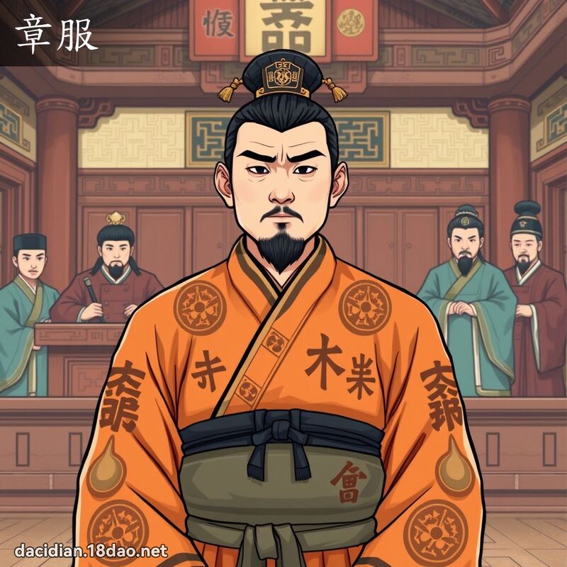 章服 - 國語大辭典配圖