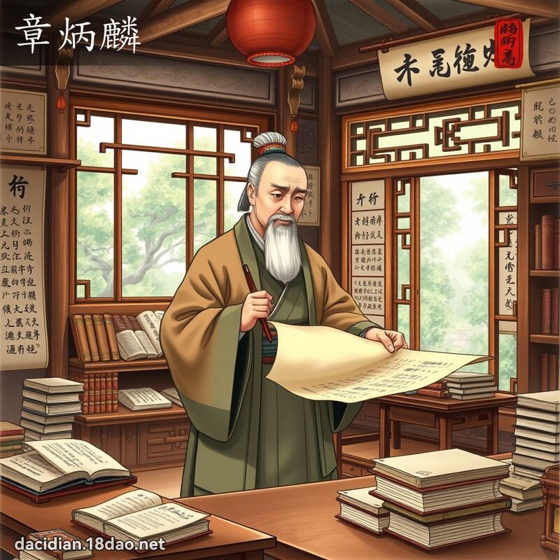 章炳麟 - 國語大辭典配圖