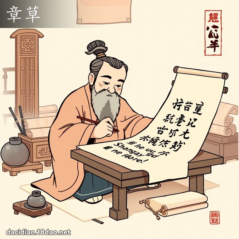 章草 - 国语大辞典配图